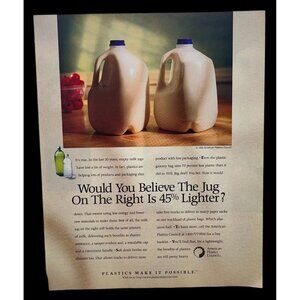 Plastics Make It Possible Vintage Magazine Print Ad American Plastics Council